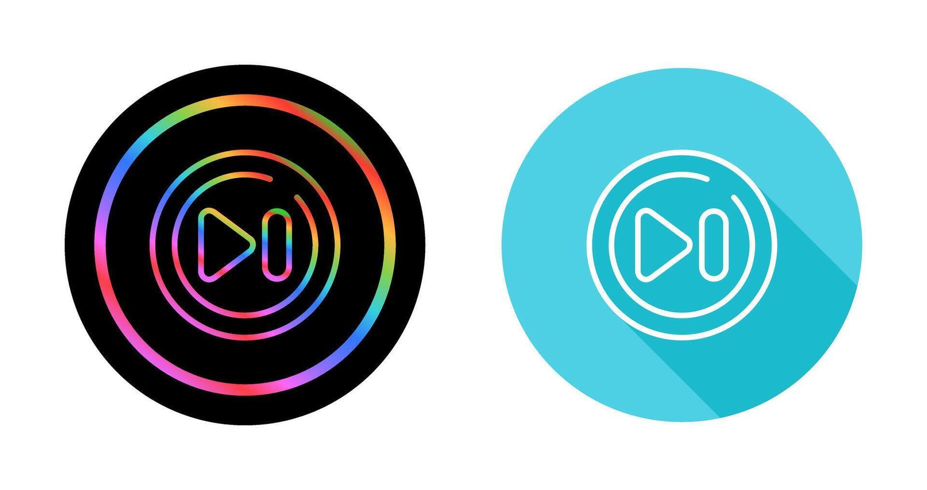 Fast Forward Circle Vector Icon