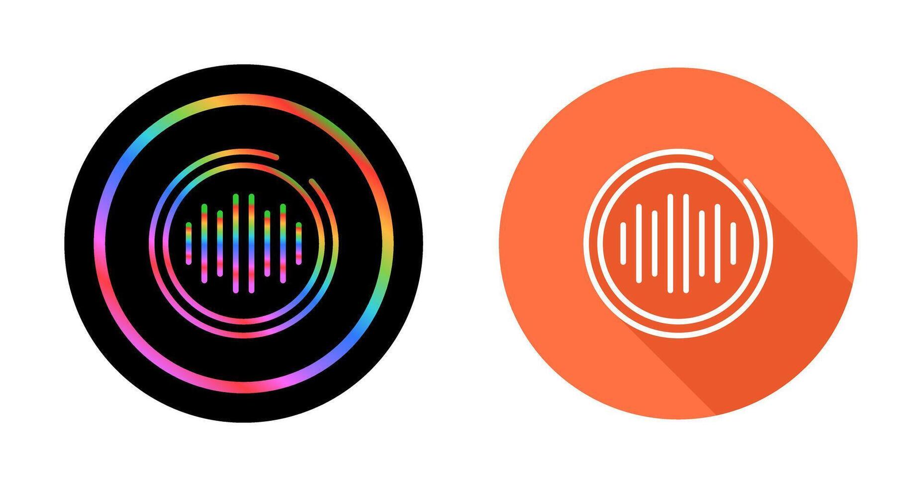 Audio Spectrum Vector Icon