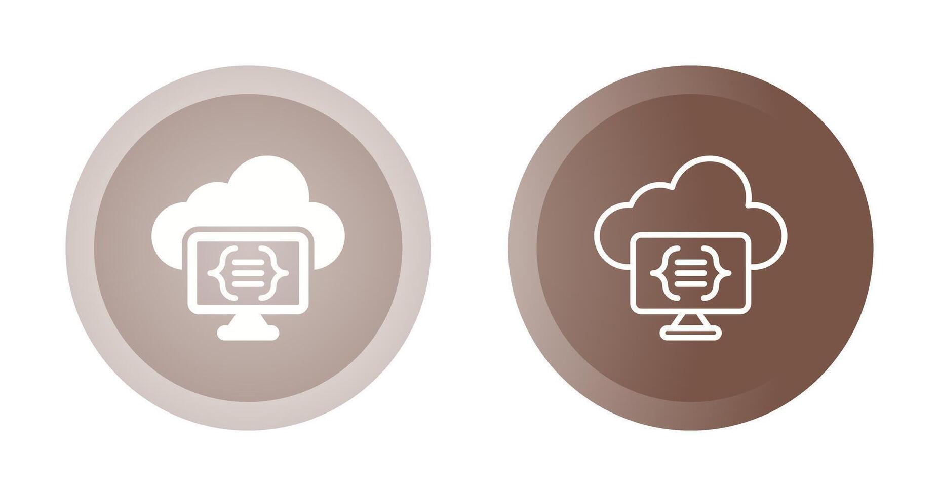 Serverless Computing Vector Icon