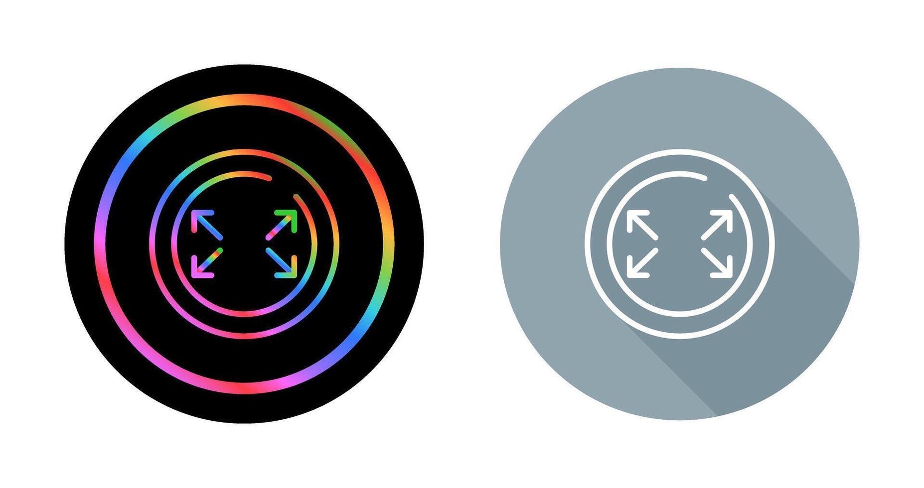 Fullscreen Circle Vector Icon