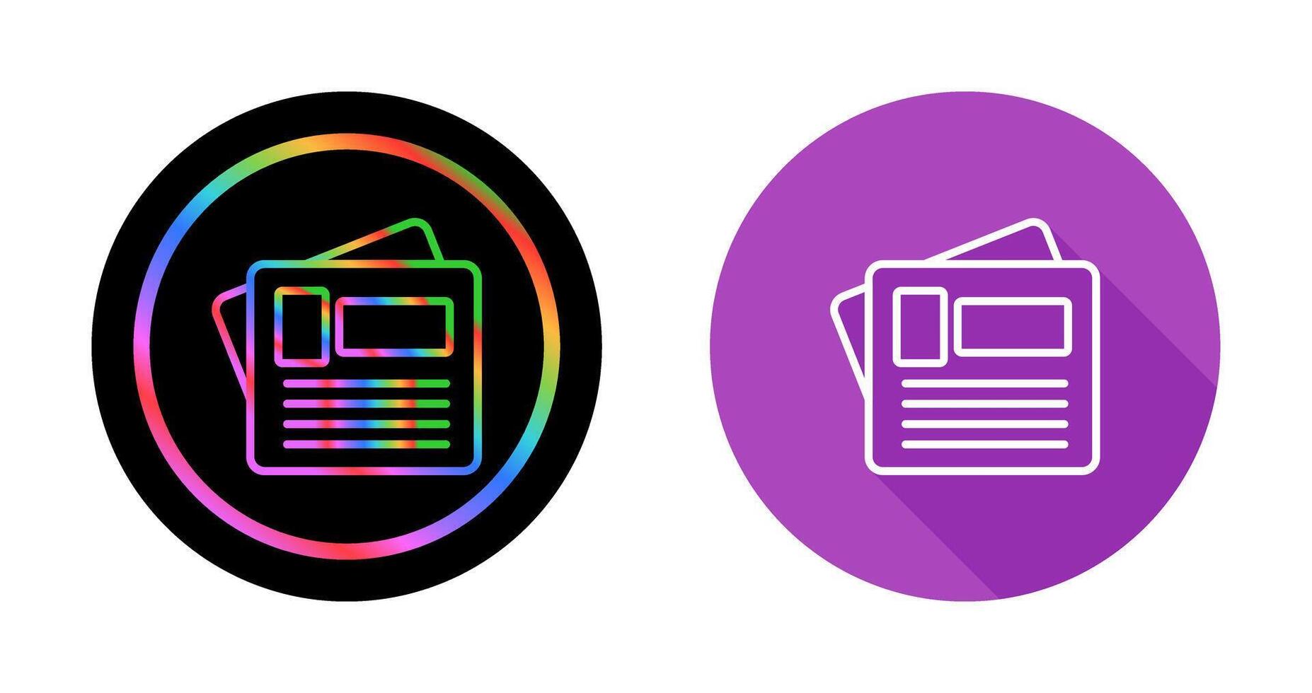 Newspaper Vector Icon