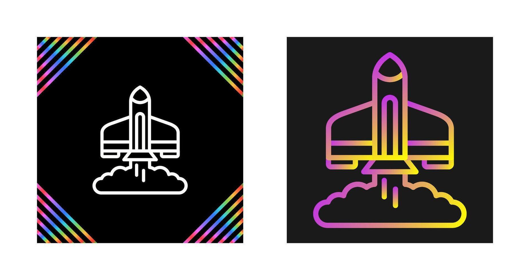 Rocket Launch Vector Icon