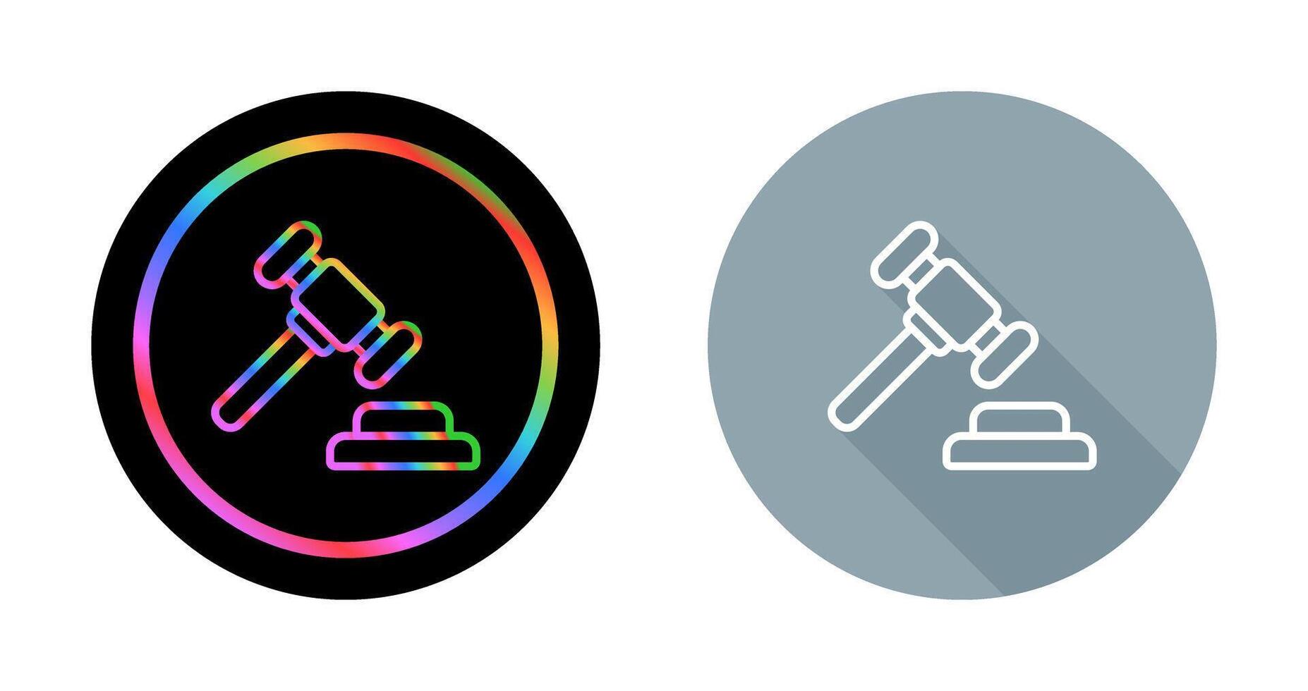 Gavel Vector Icon