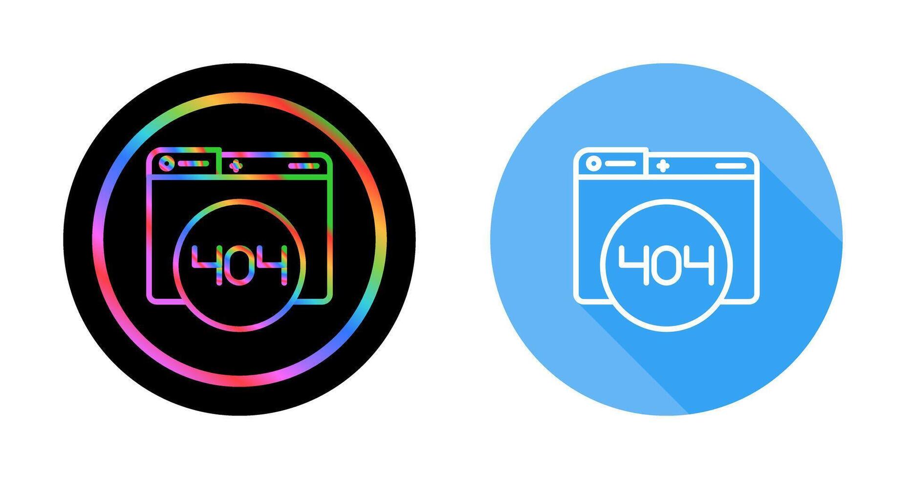 404 Error Vector Icon