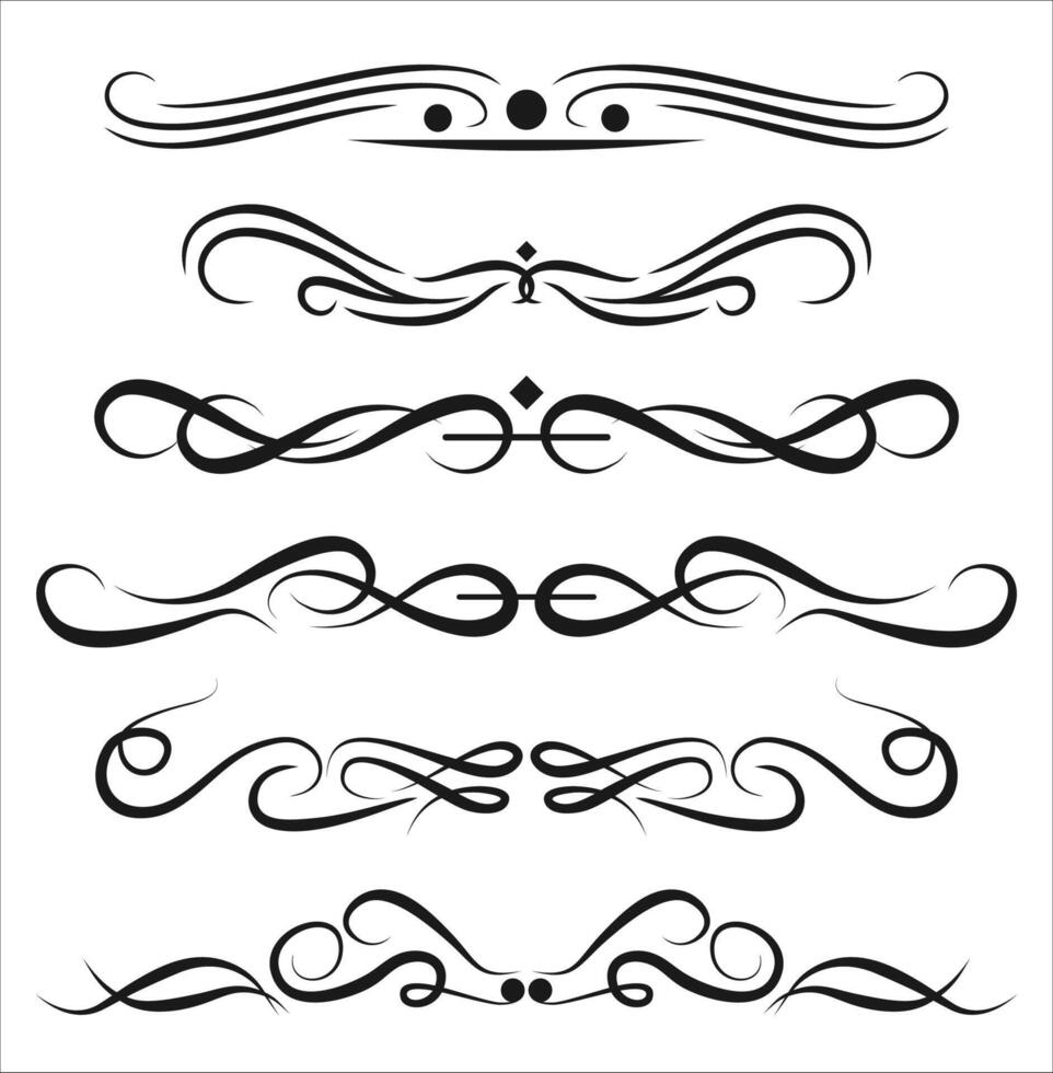 hand drawn wind doodle set, vector illustration.