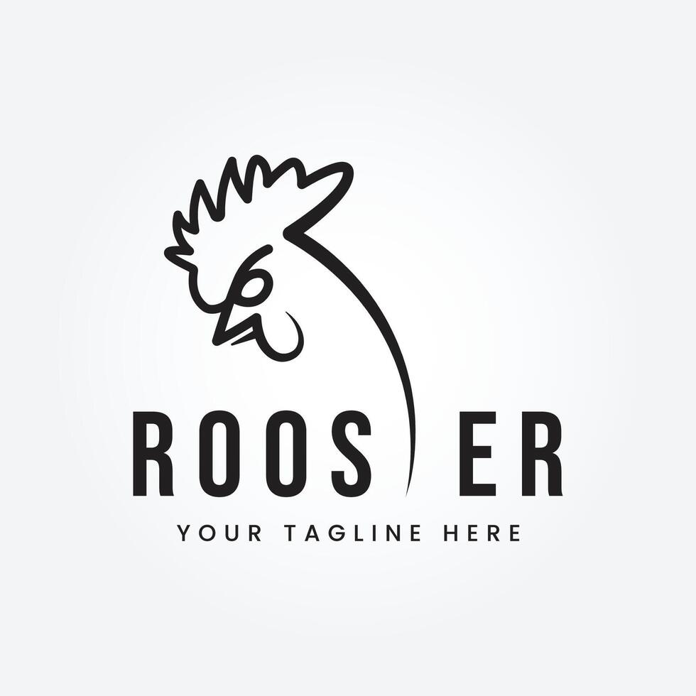 livestock logo , rooster vector, illustration vintage design graphic vector