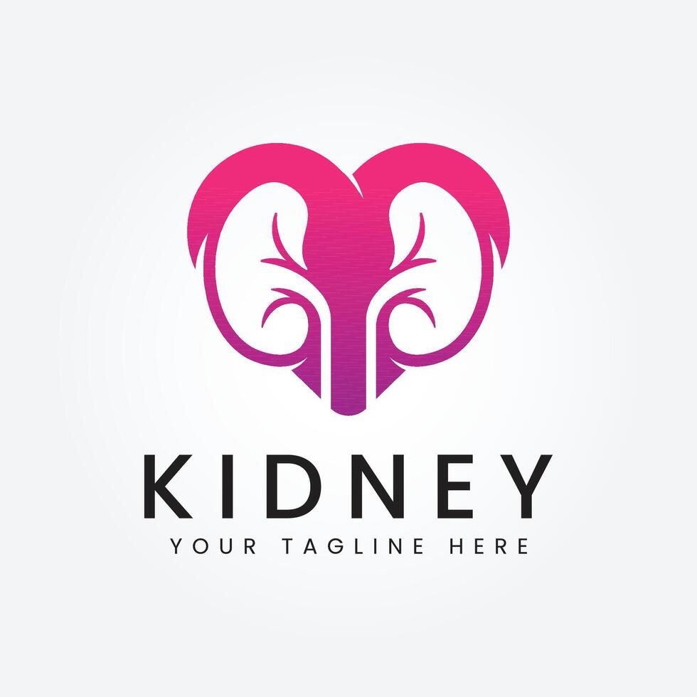 Kidney logo designs concept vector, Kidney Care logo symbol template vector