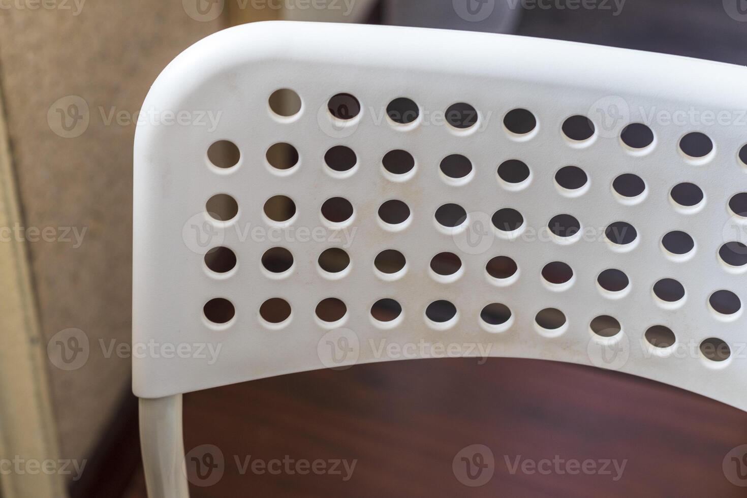 Shot of the small corner table with the chair in the room photo