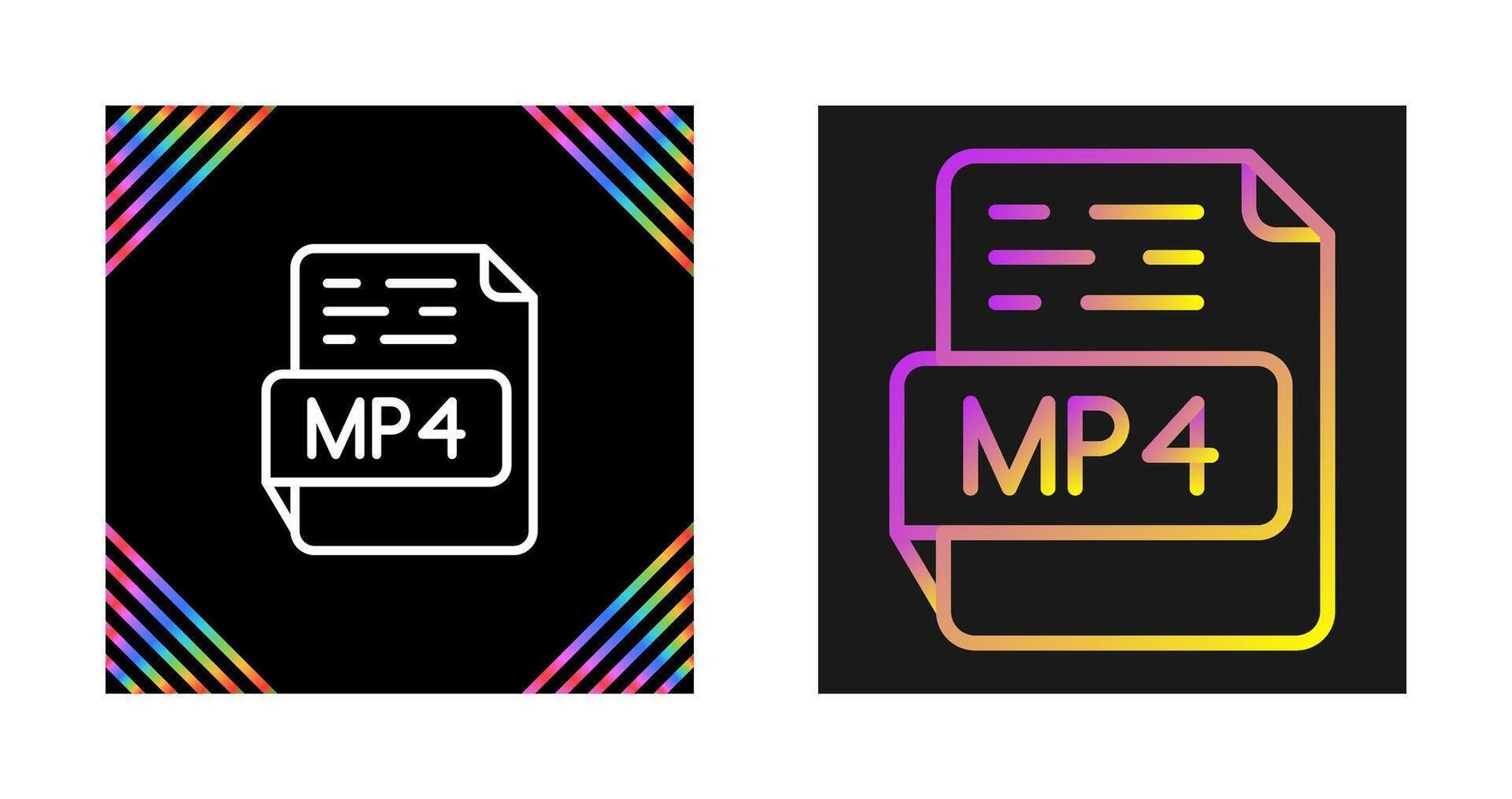 MP4 Vector Icon