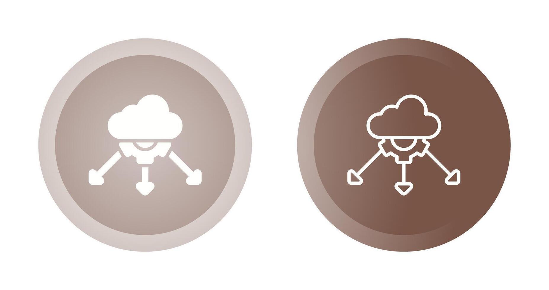 Network Load Balancing Vector Icon