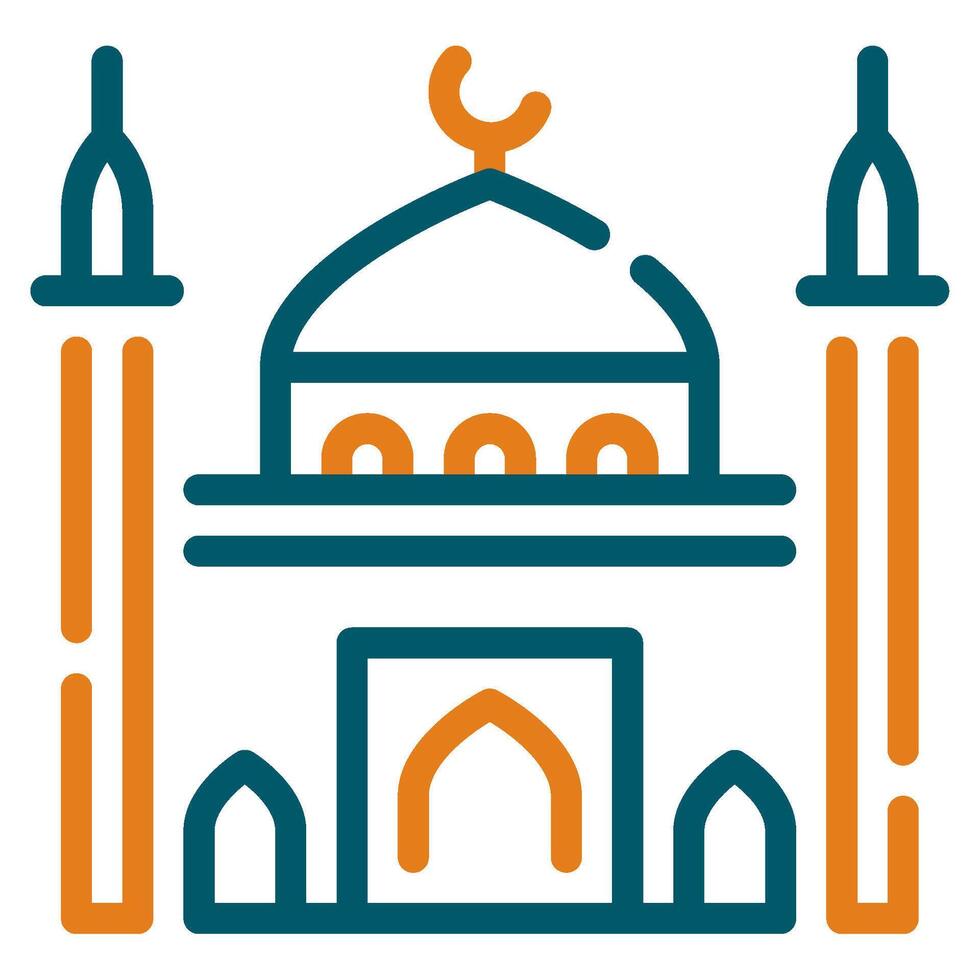 mezquita icono ramadán, para infografía, web, aplicación, etc vector