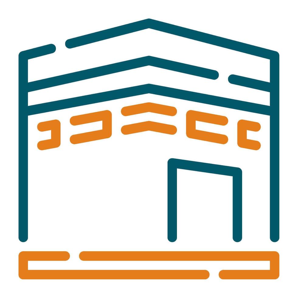 Kaaba Icon Ramadan, for infographic, web, app, etc vector
