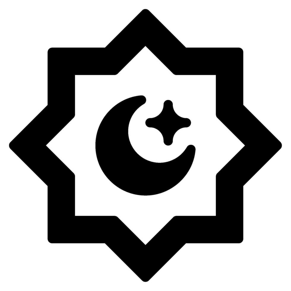 estrella icono ramadán, para infografía, web, aplicación, etc vector