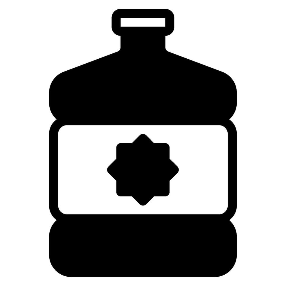 zamzam agua icono ramadán, para infografía, web, aplicación, etc vector