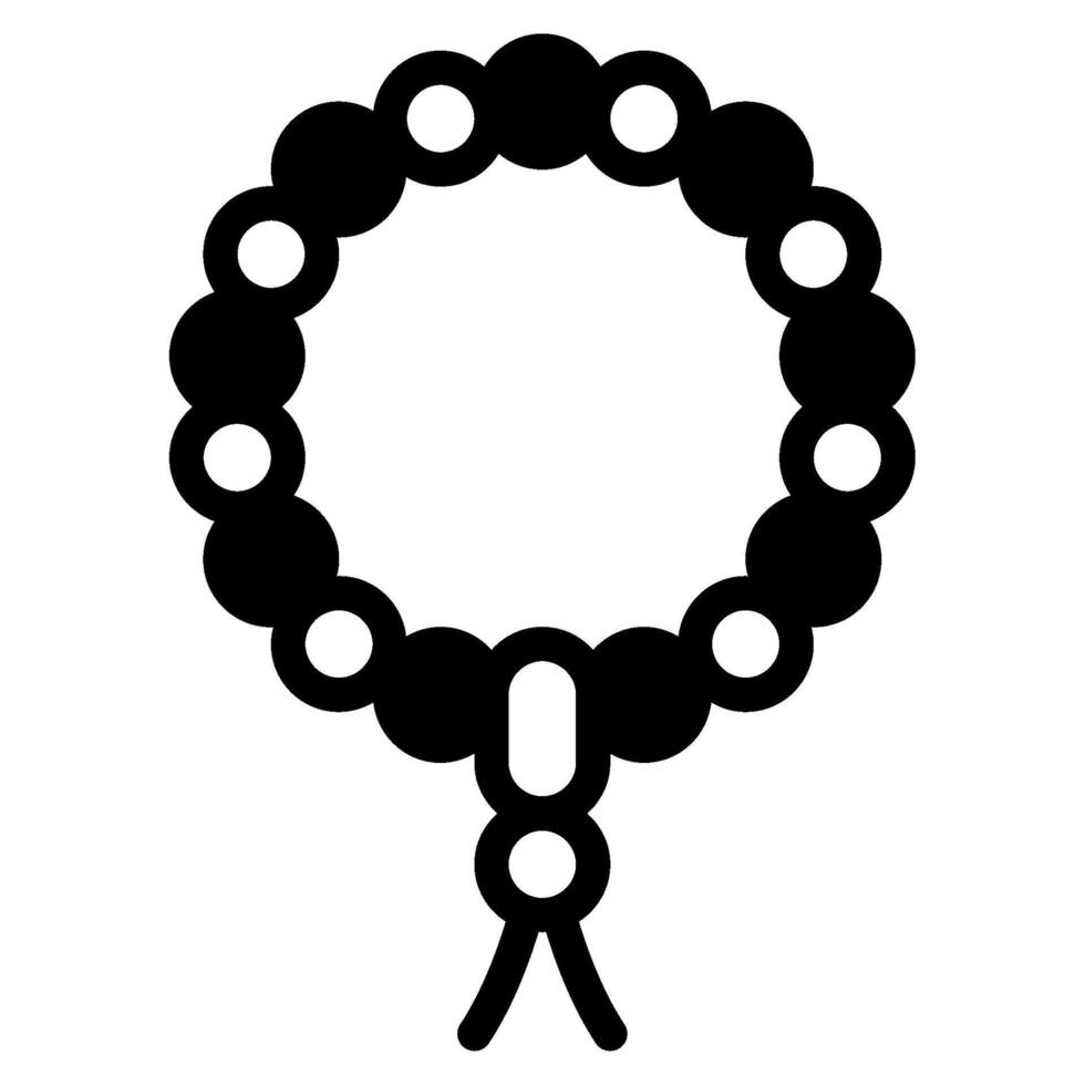 Prayer Chain Icon Ramadan, for infographic, web, app, etc vector