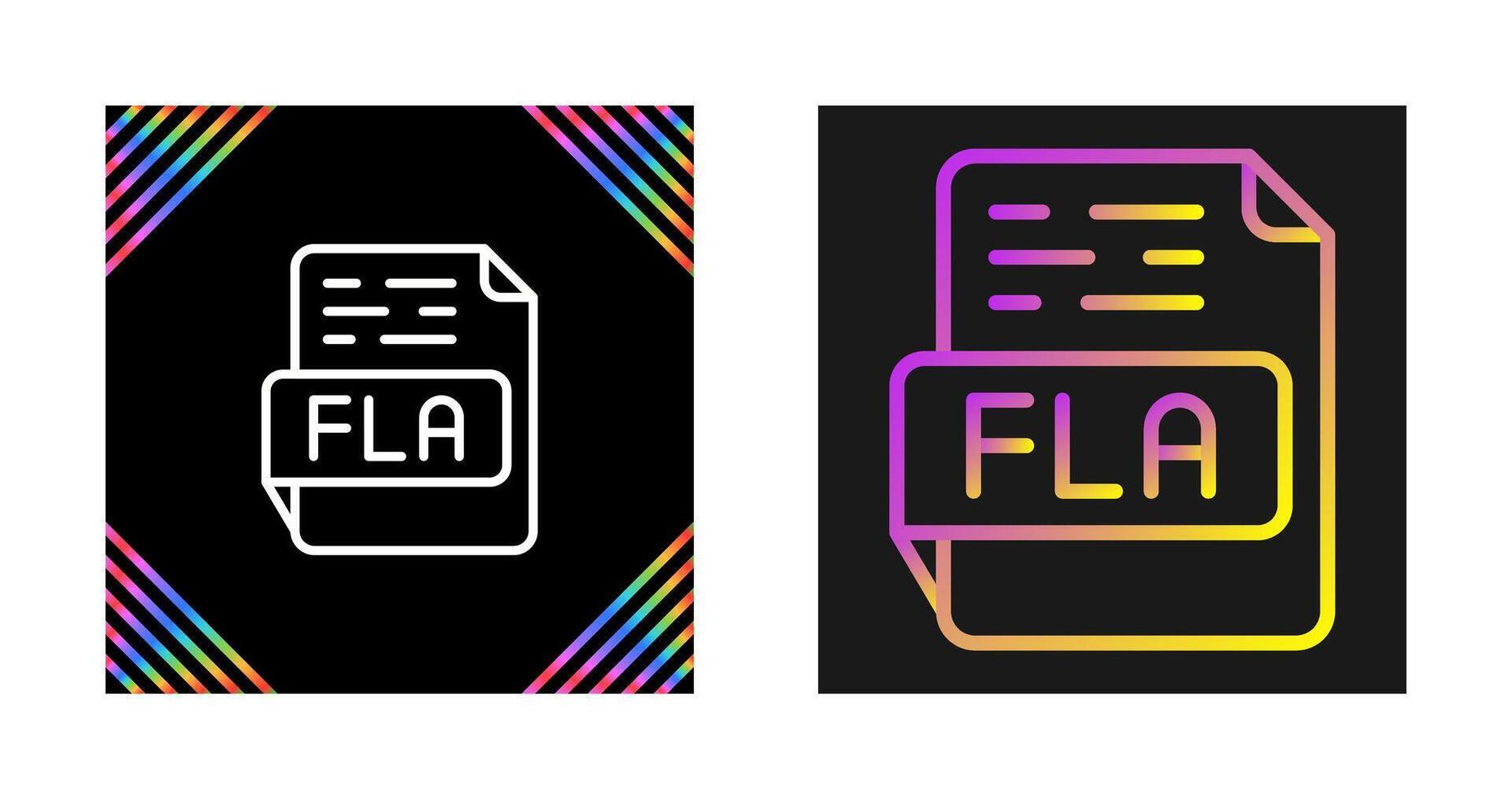 FLA Vector Icon