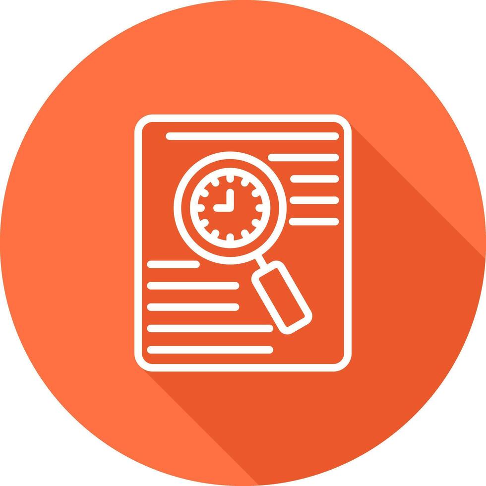 Document Tracking Vector Icon