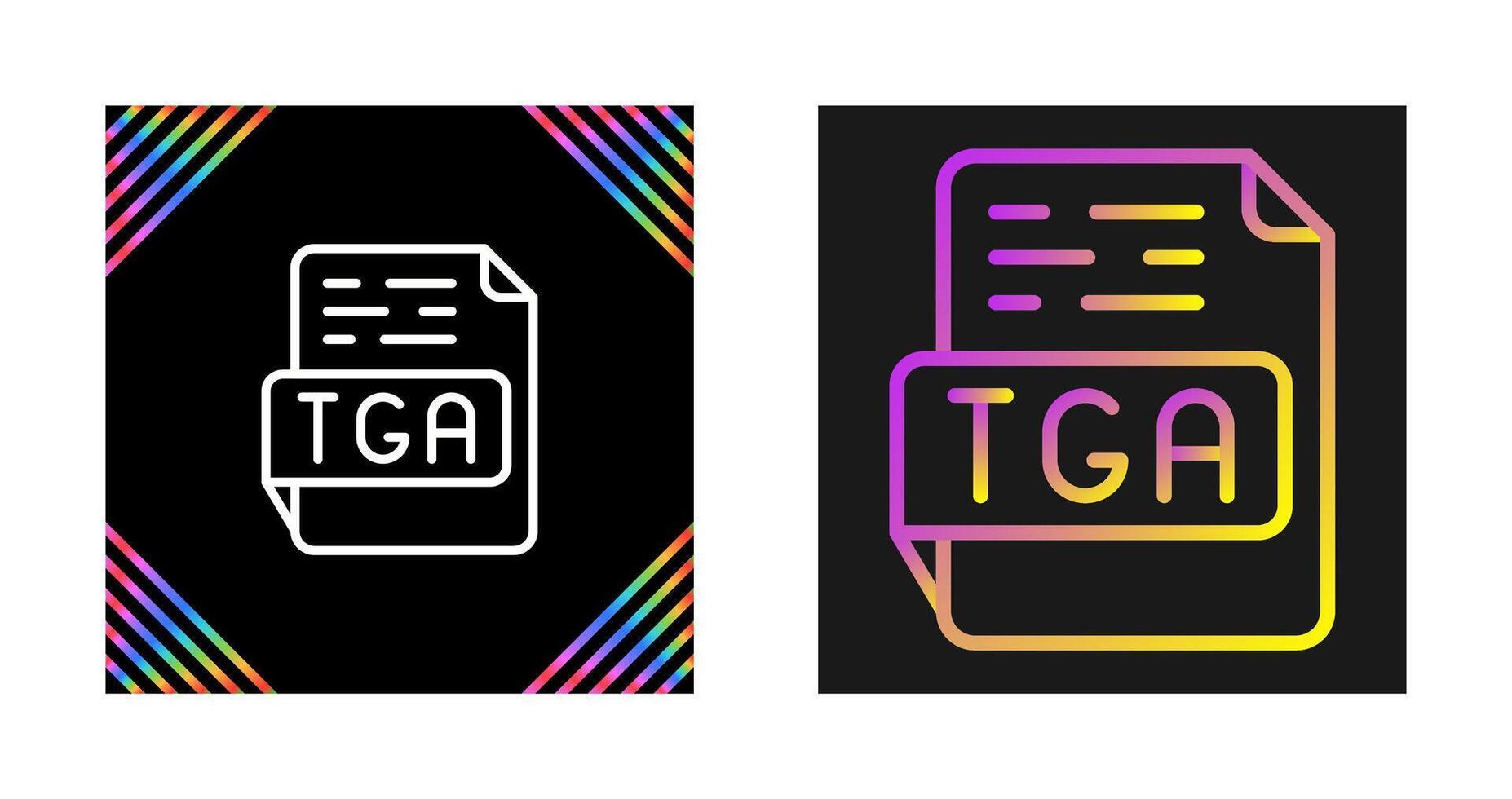 TGA Vector Icon