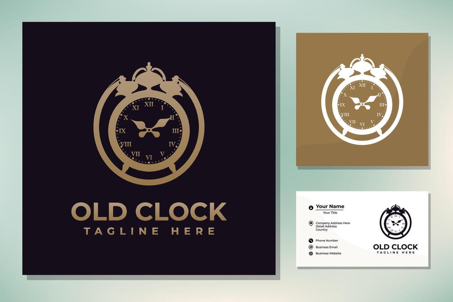 antiguo antiguo reloj con Steampunk estilo para emblema logo diseño inspiración vector