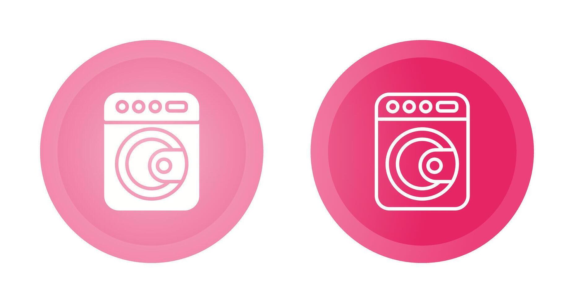 Washing Machine Vector Icon