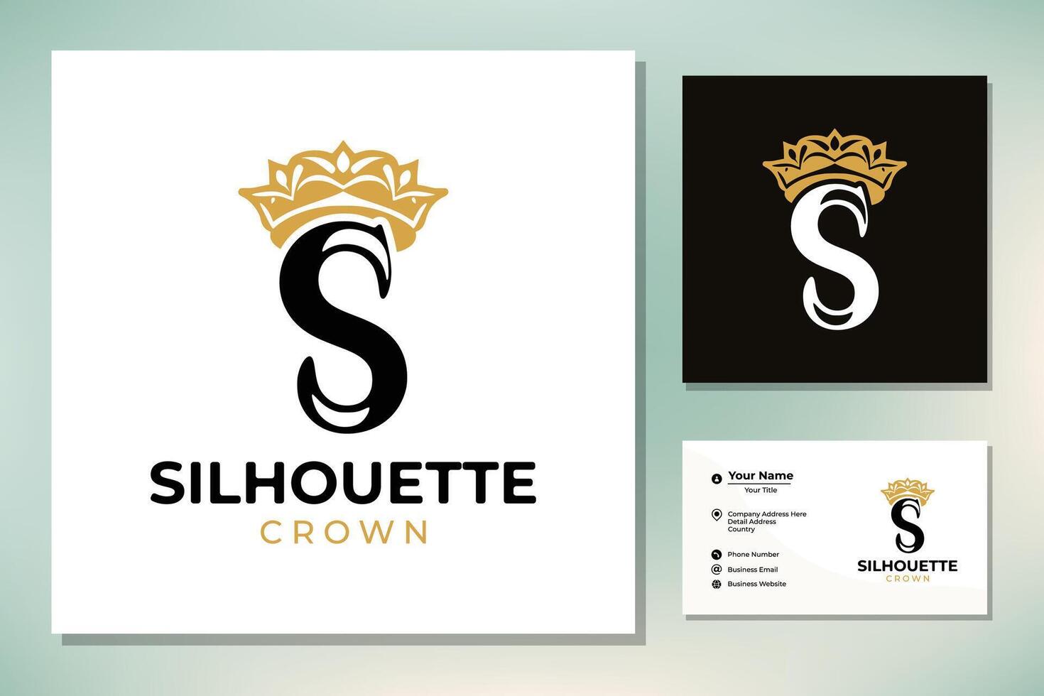 clásico elegante inicial letra s C con Rey reina corona para prima empresa marca logo diseño vector