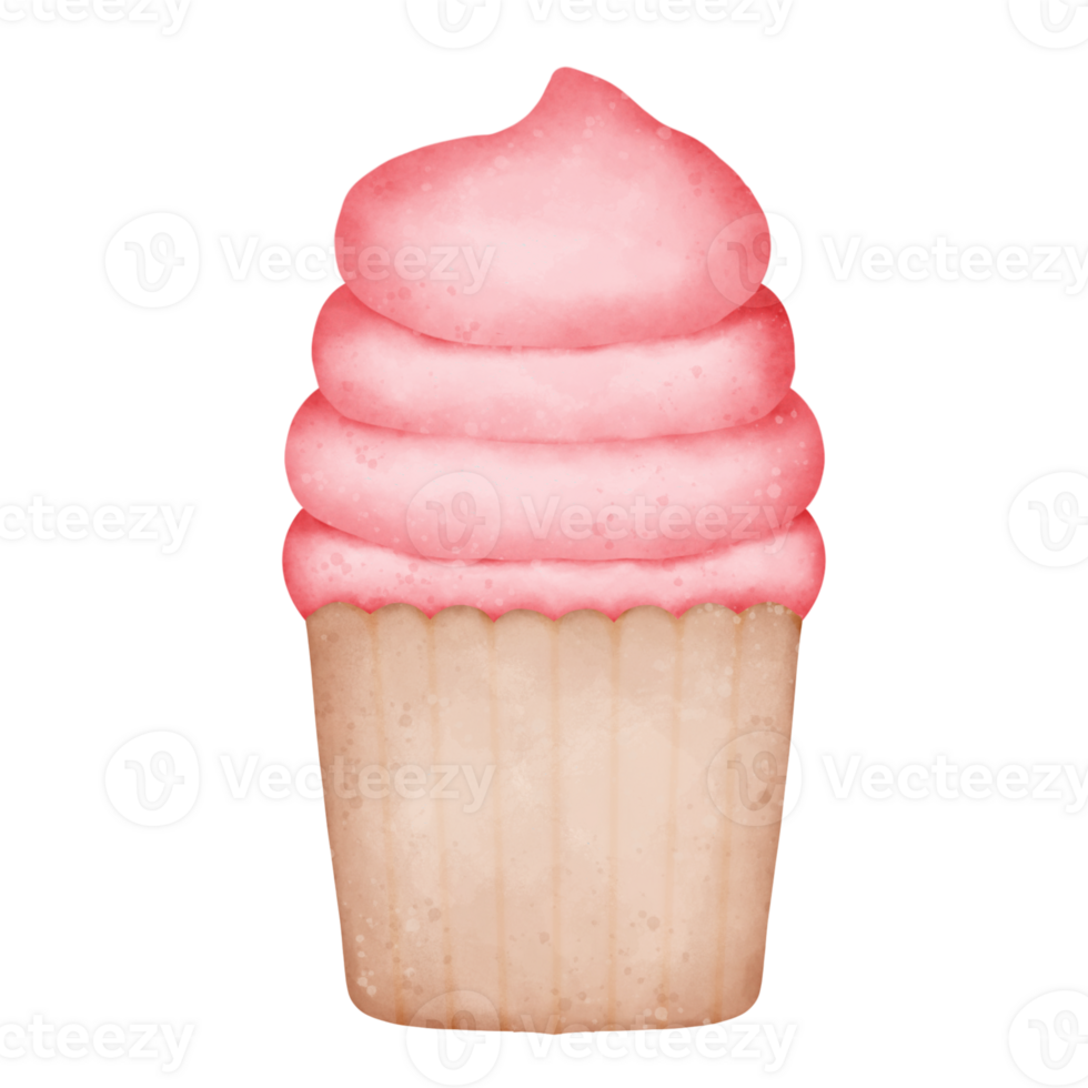 Cupcake , pink ,dessert png