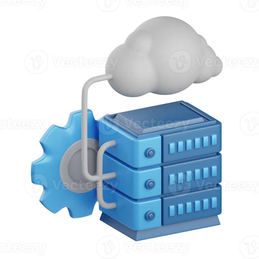3d Renderização base de dados servidor isolado útil para negócios, análise, rede, dinheiro e finança Projeto png