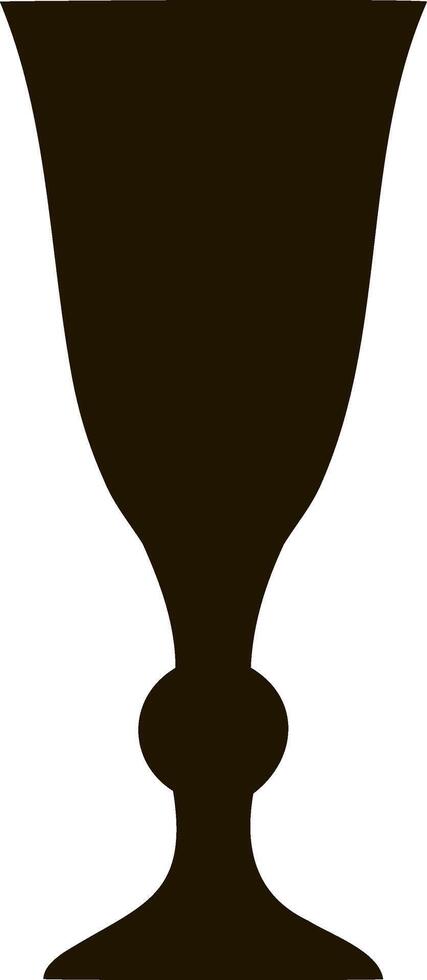 Wine glass toast icon tencil Vector illustration