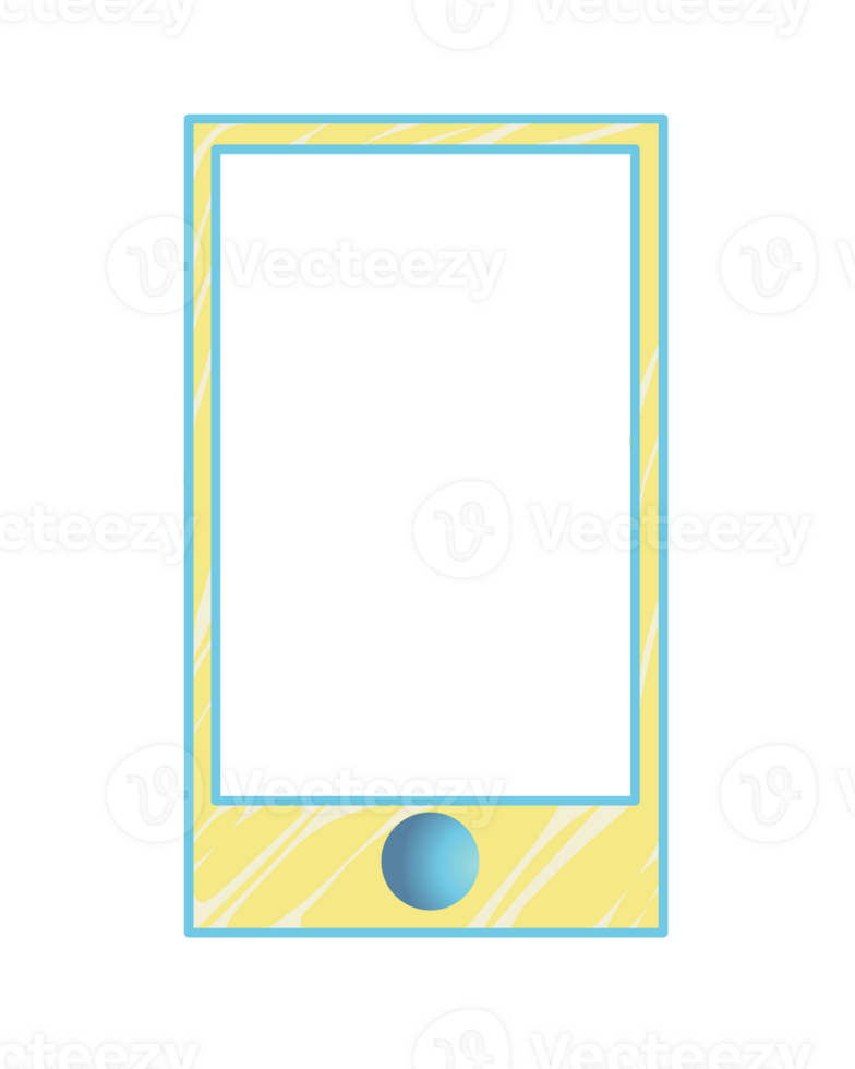 conception photo Cadre pour mobile téléphone ou téléphone. parfait pour photo cadre, photo appel, fond d'écran, arrière-plan, affiche, bannière png