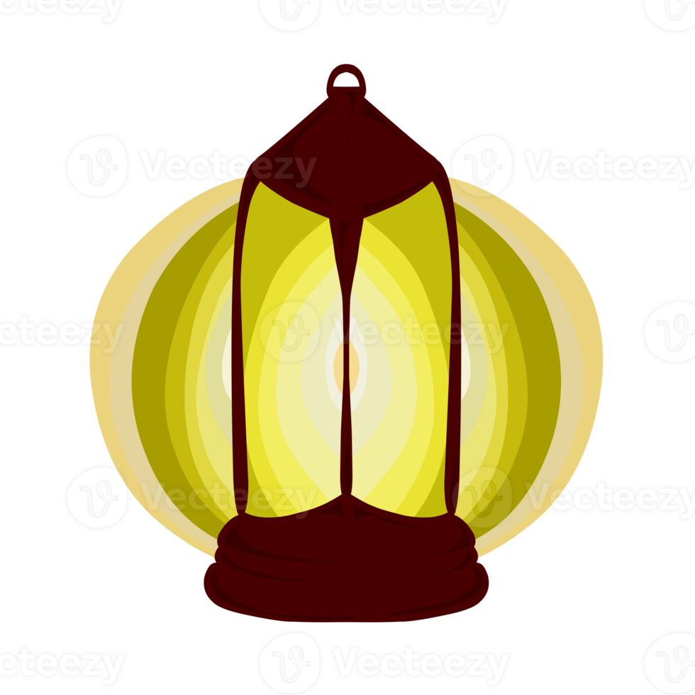 lykta lampa design med ramadan och islamic Semester teman. perfekt för affischer, banderoller, klistermärken, tapeter, bakgrunder png