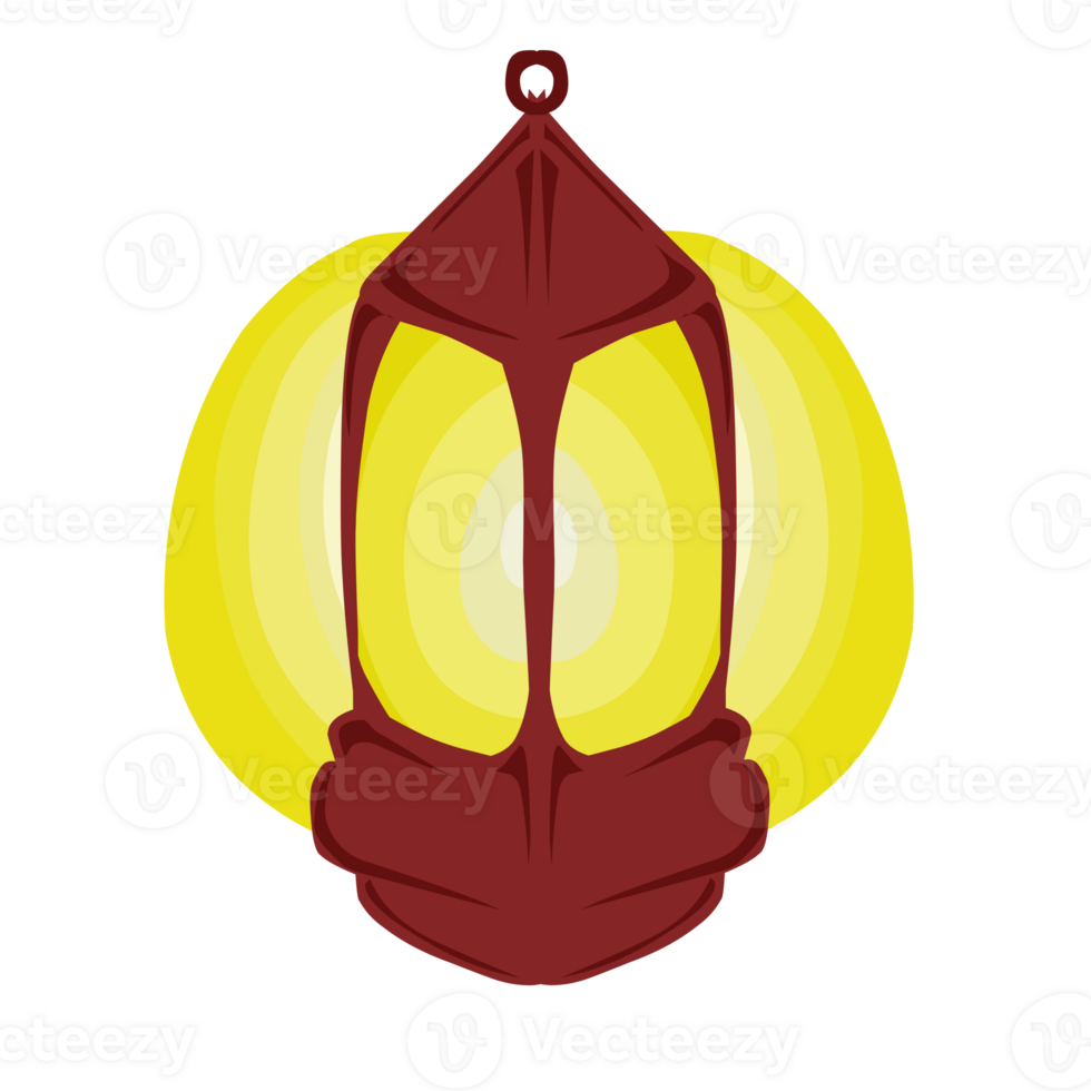 de röd lykta design har en ramadan och islamic Semester tema. perfekt för affischer, banderoller, klistermärken, tapeter, bakgrunder png