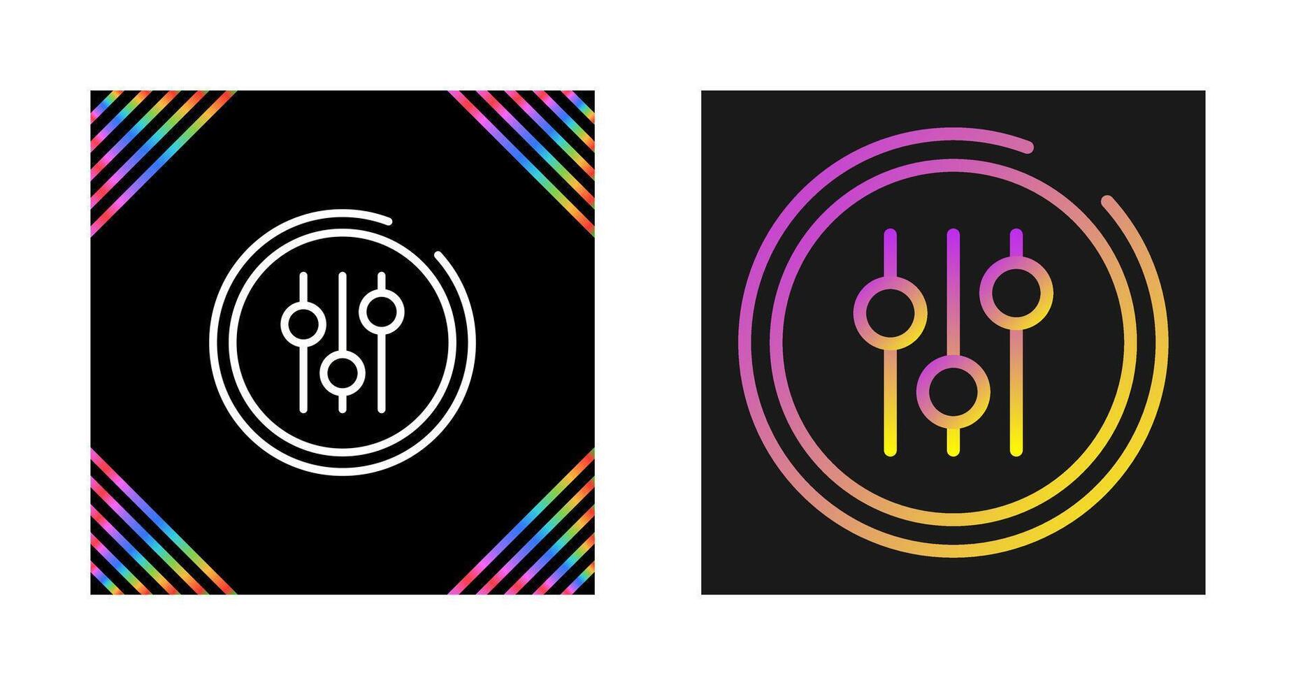 Audio Equalizer Vector Icon