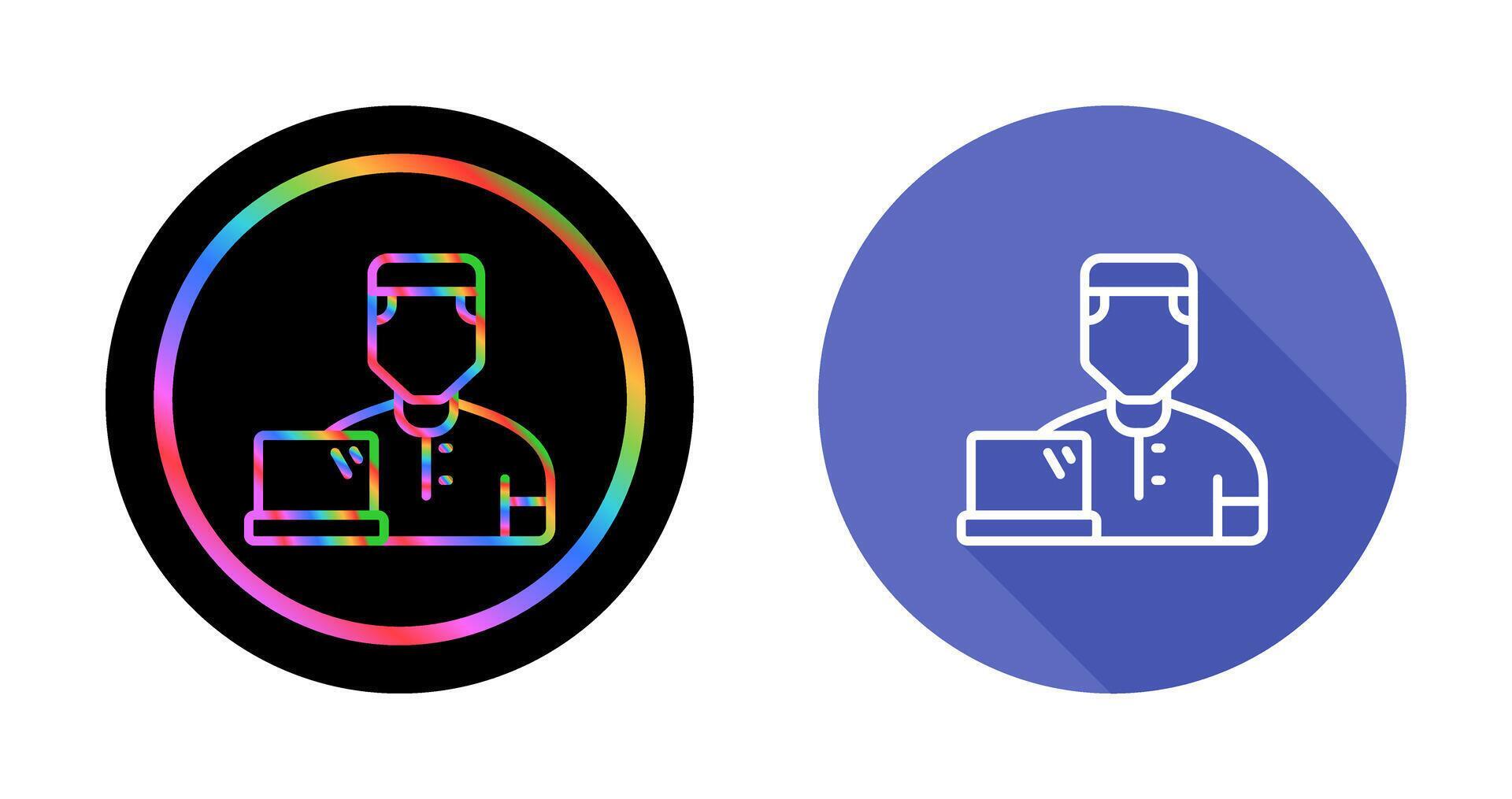 User Working Vector Icon 38354756 Vector Art at Vecteezy