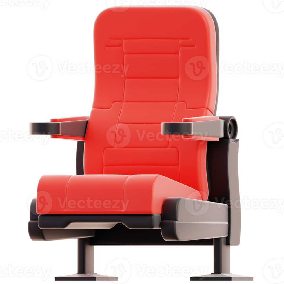 Cinema Seat Movie Production device and tools 3D Illustration png