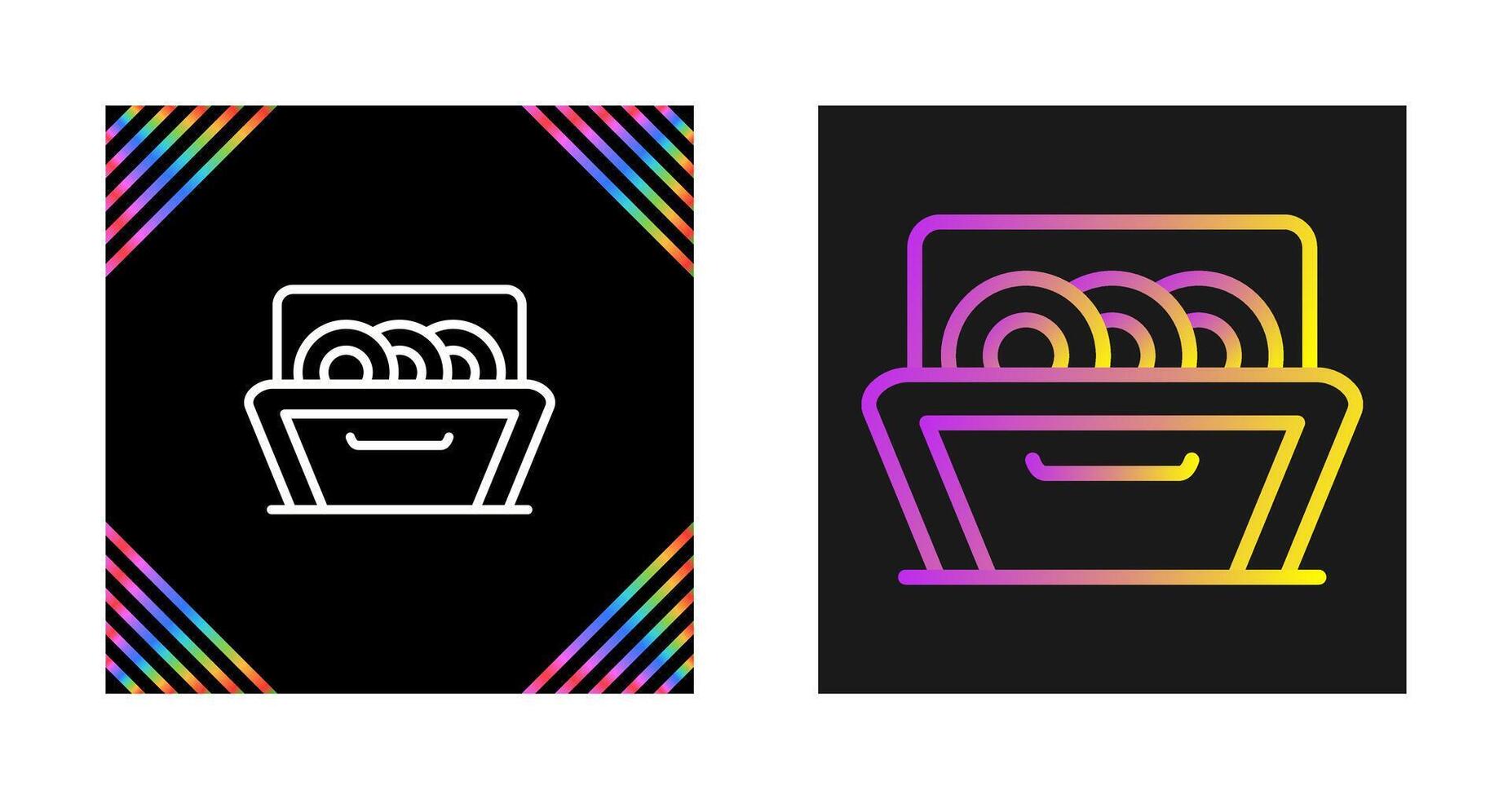 Dishwasher Vector Icon