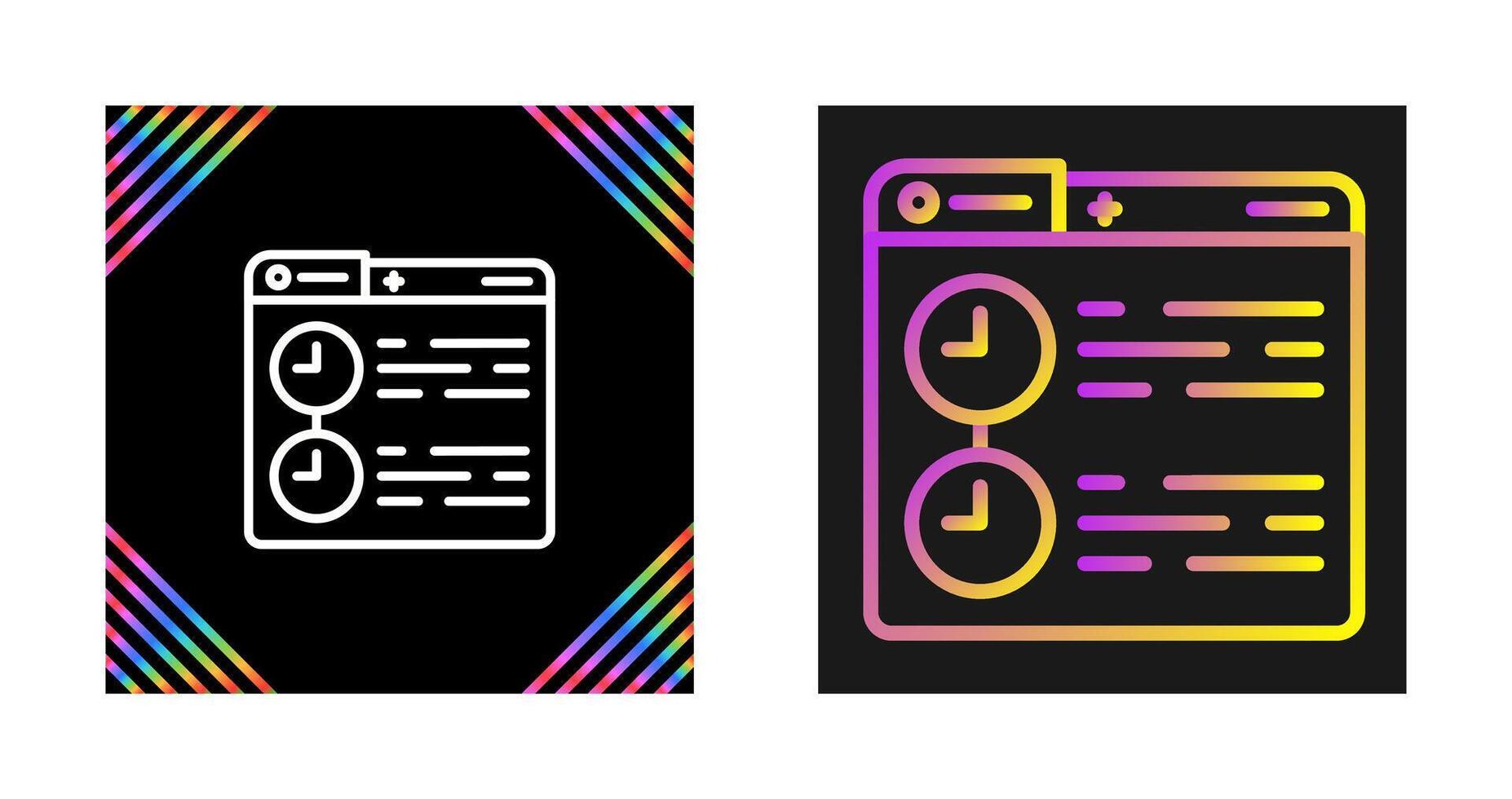 Timeline Vector Icon