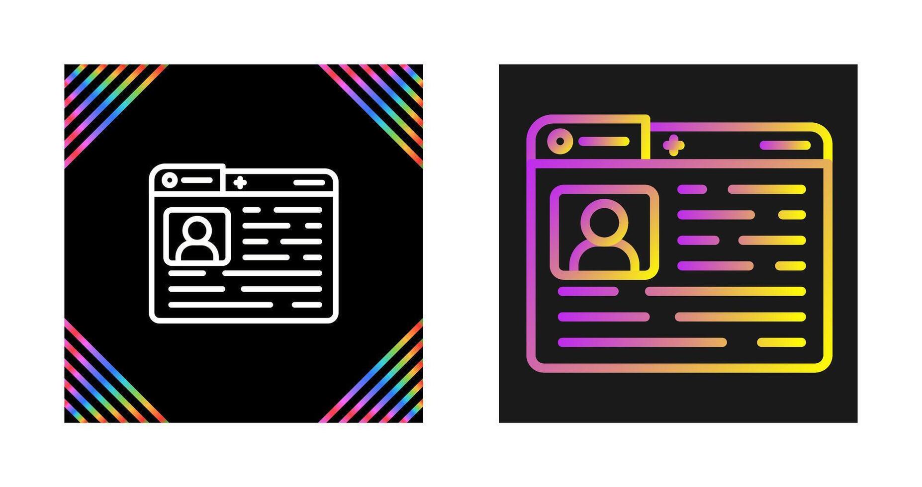 Profile Vector Icon