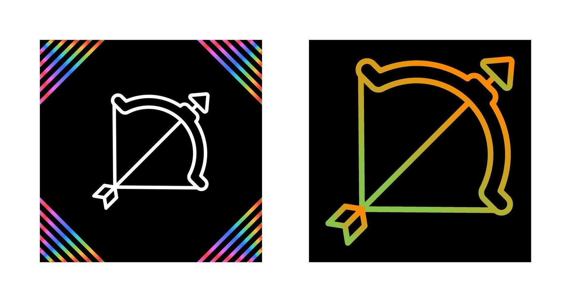 Bow and arrow Vector Icon