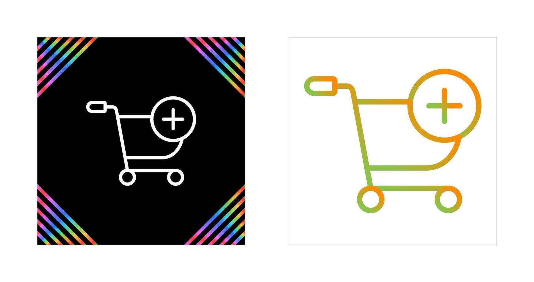 Shoping Cart Add Vector Icon