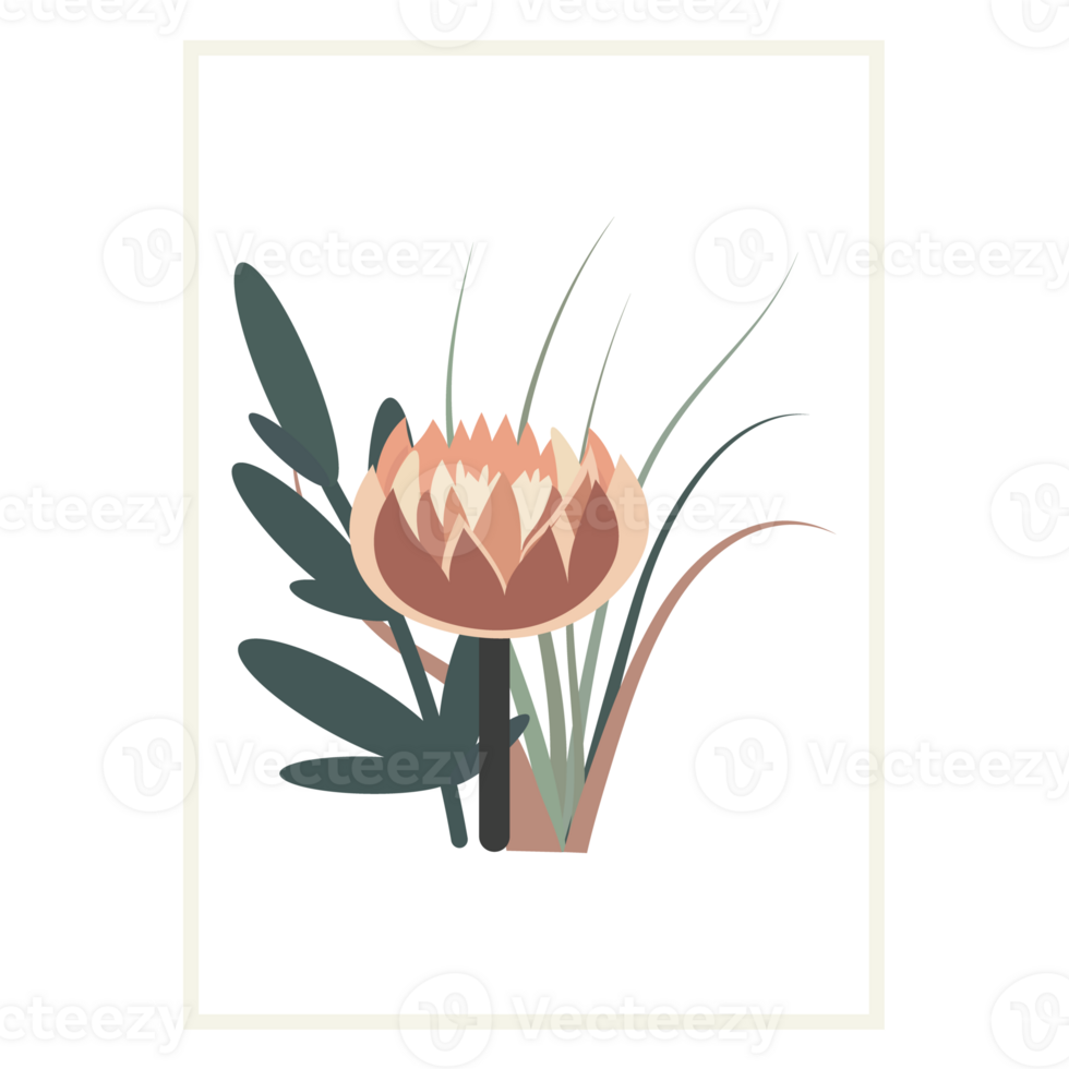 Postage stamps with flowers. png