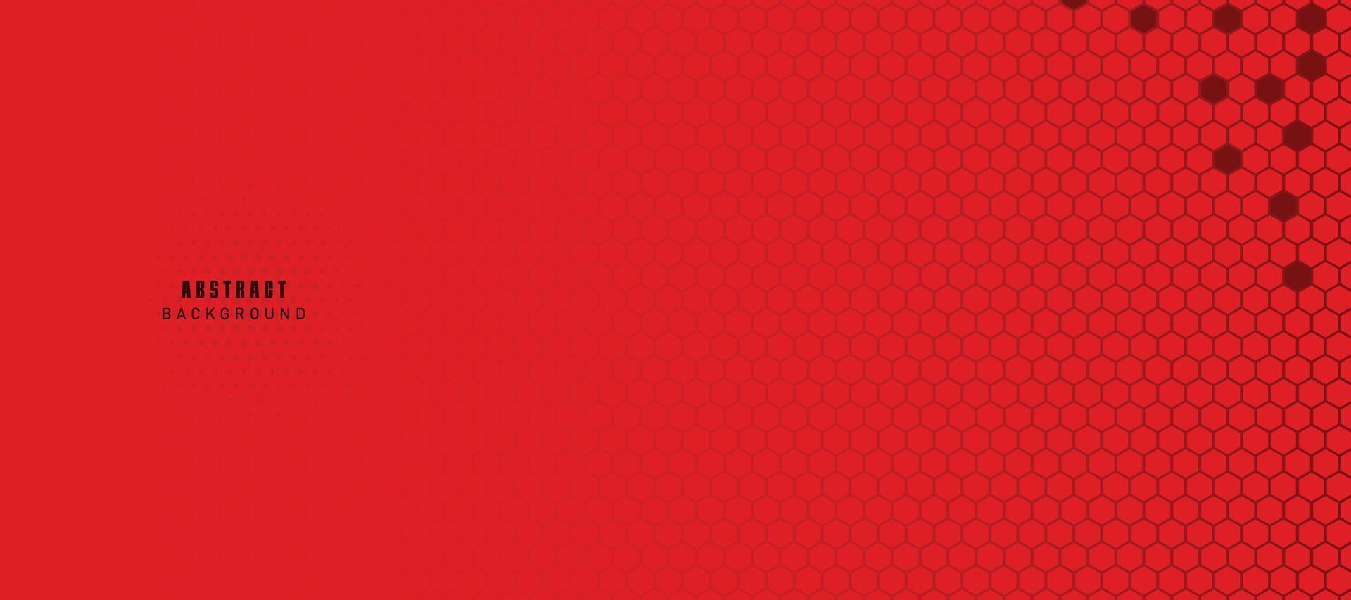 Abstract Red Background with Geometric Pattern vector