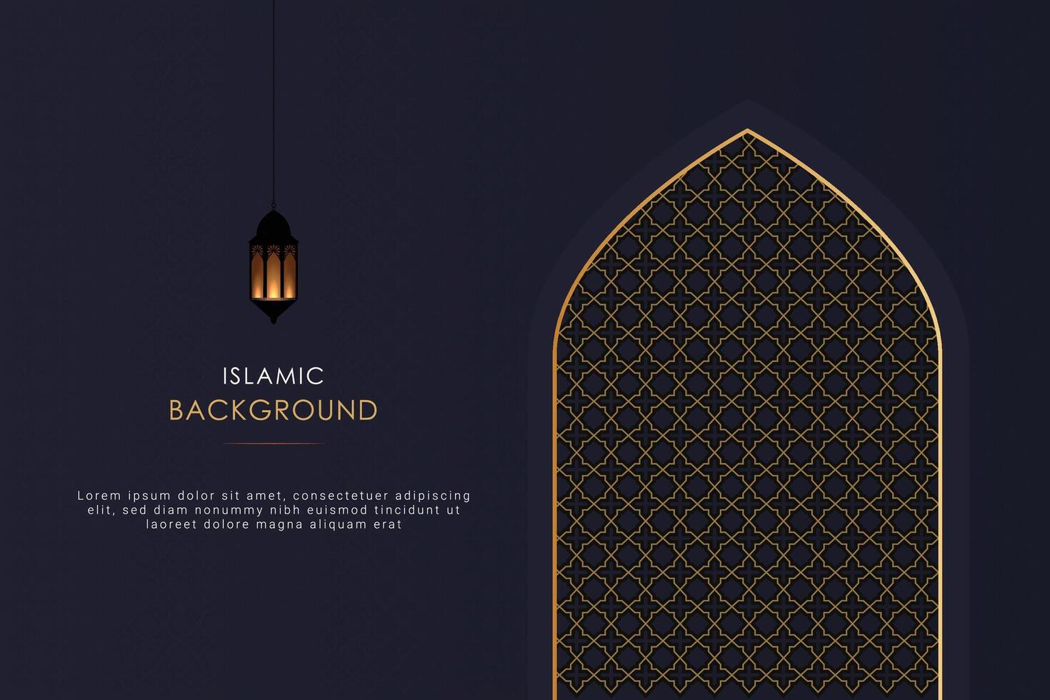 Islamic arabic vector background. Abstract background. Arabic greetings template.