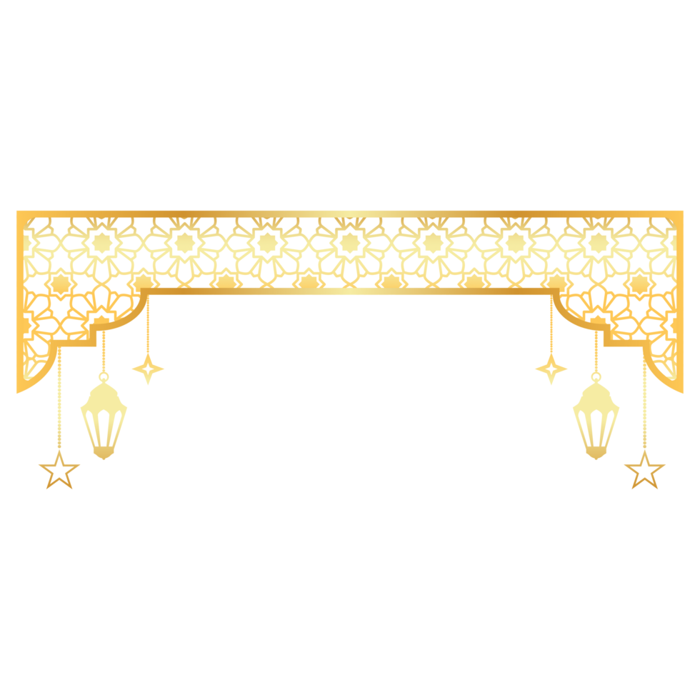 Islamic frame design png