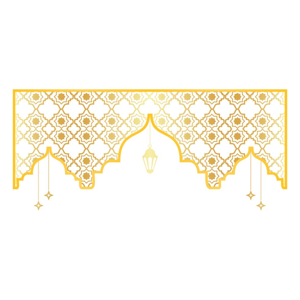 Islamic frame design png