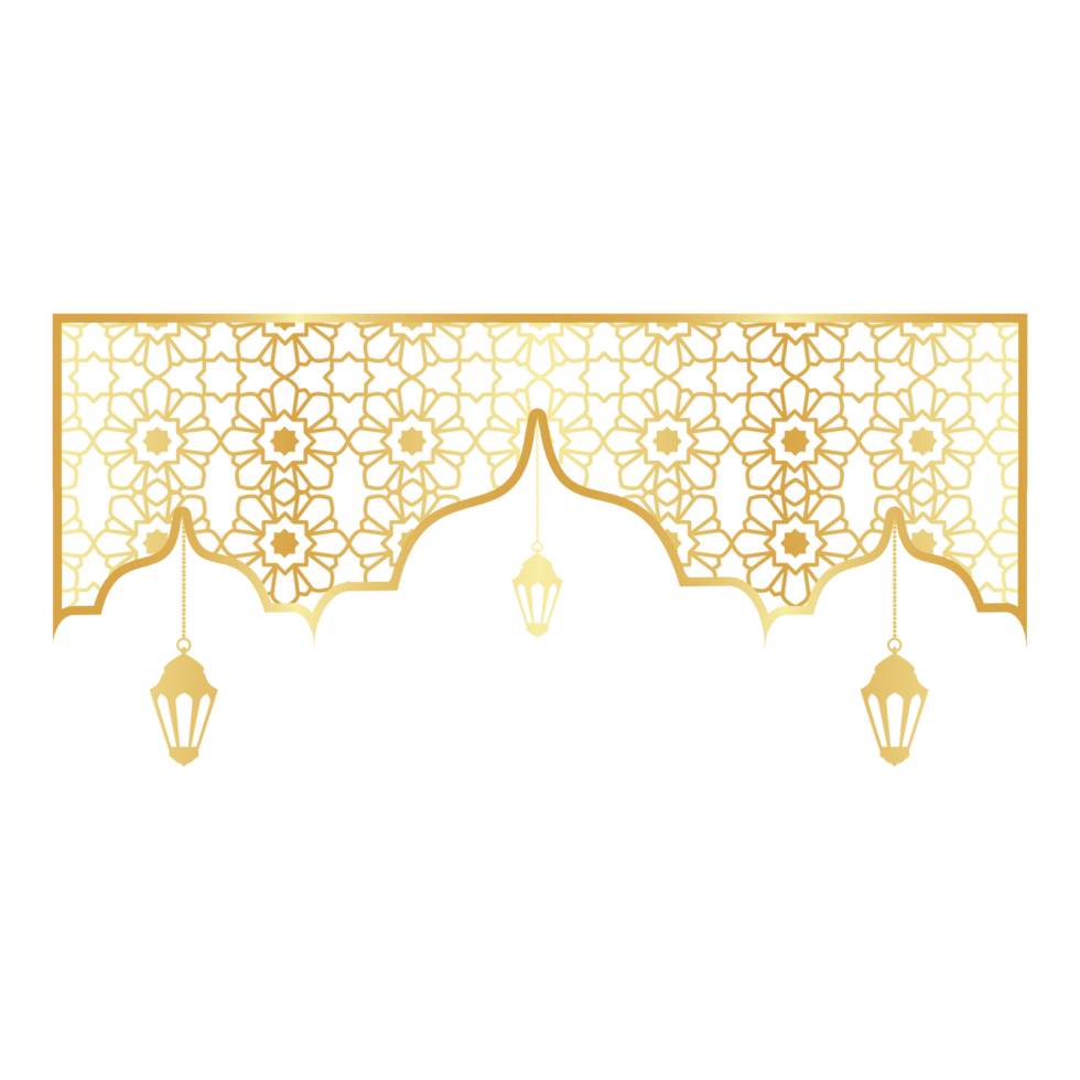 Islamic frame design png