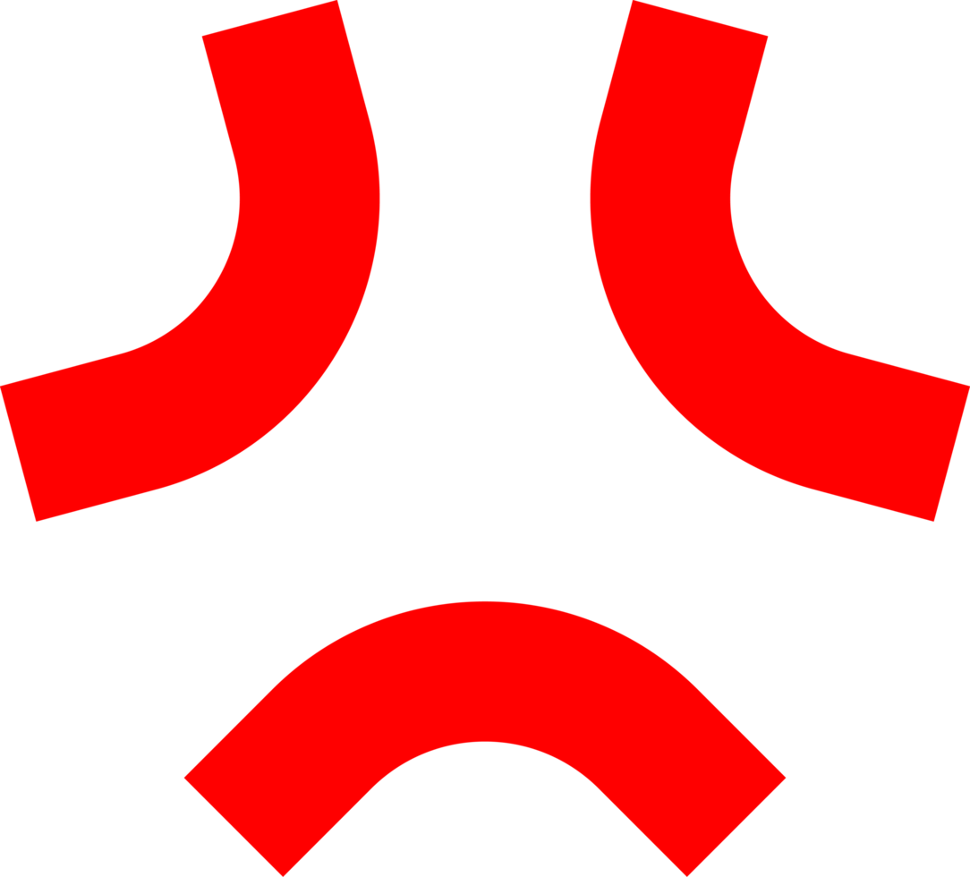 Red anger symbol icon png