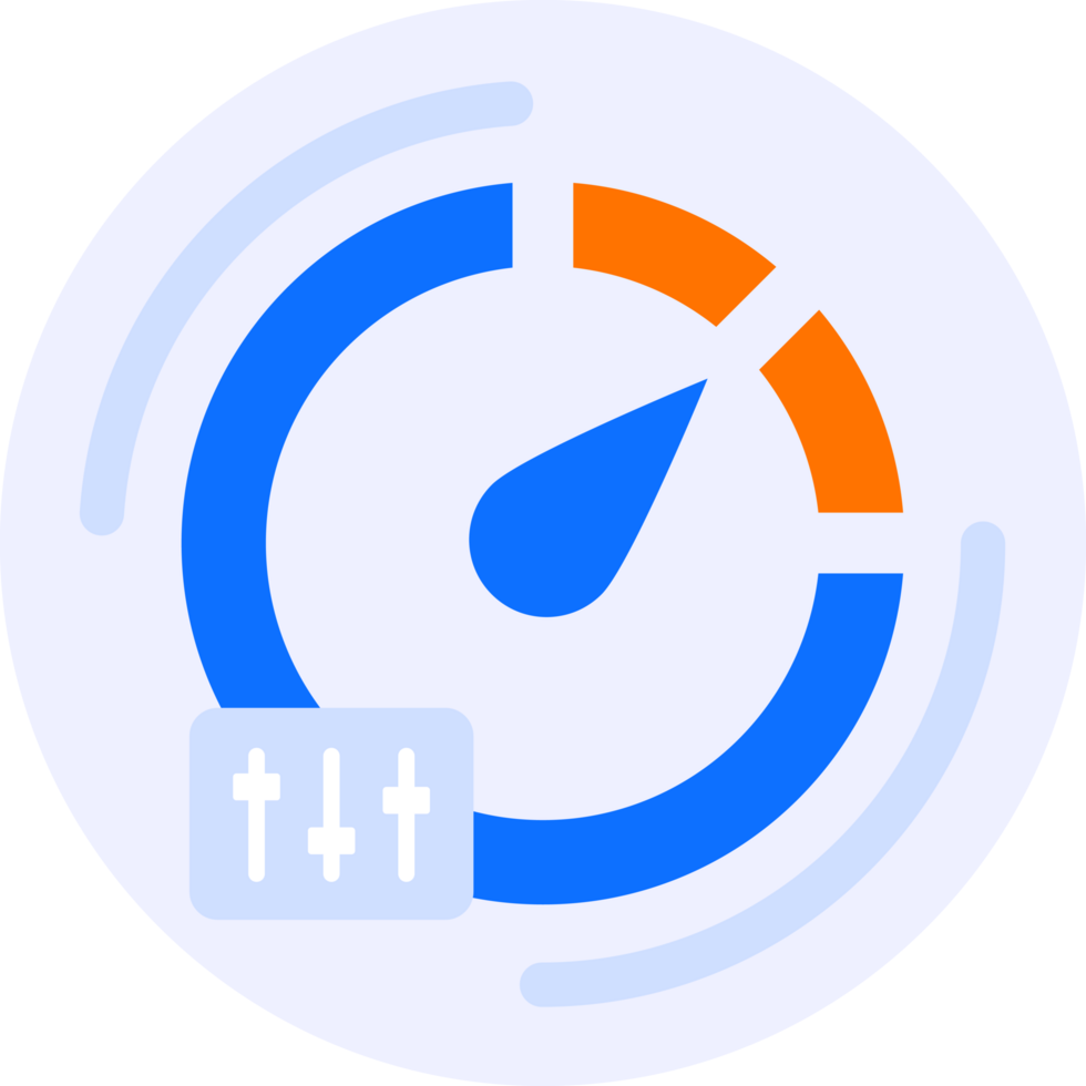 performance measurement modern icon illustration png