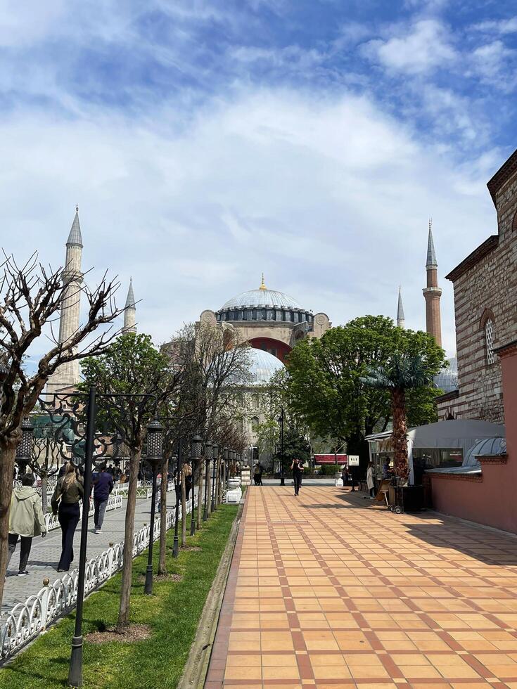 17 de abril 2023 - Estanbul, Turquía - hagia Sofía - uno de el principal atracciones de Estanbul, Turquía foto