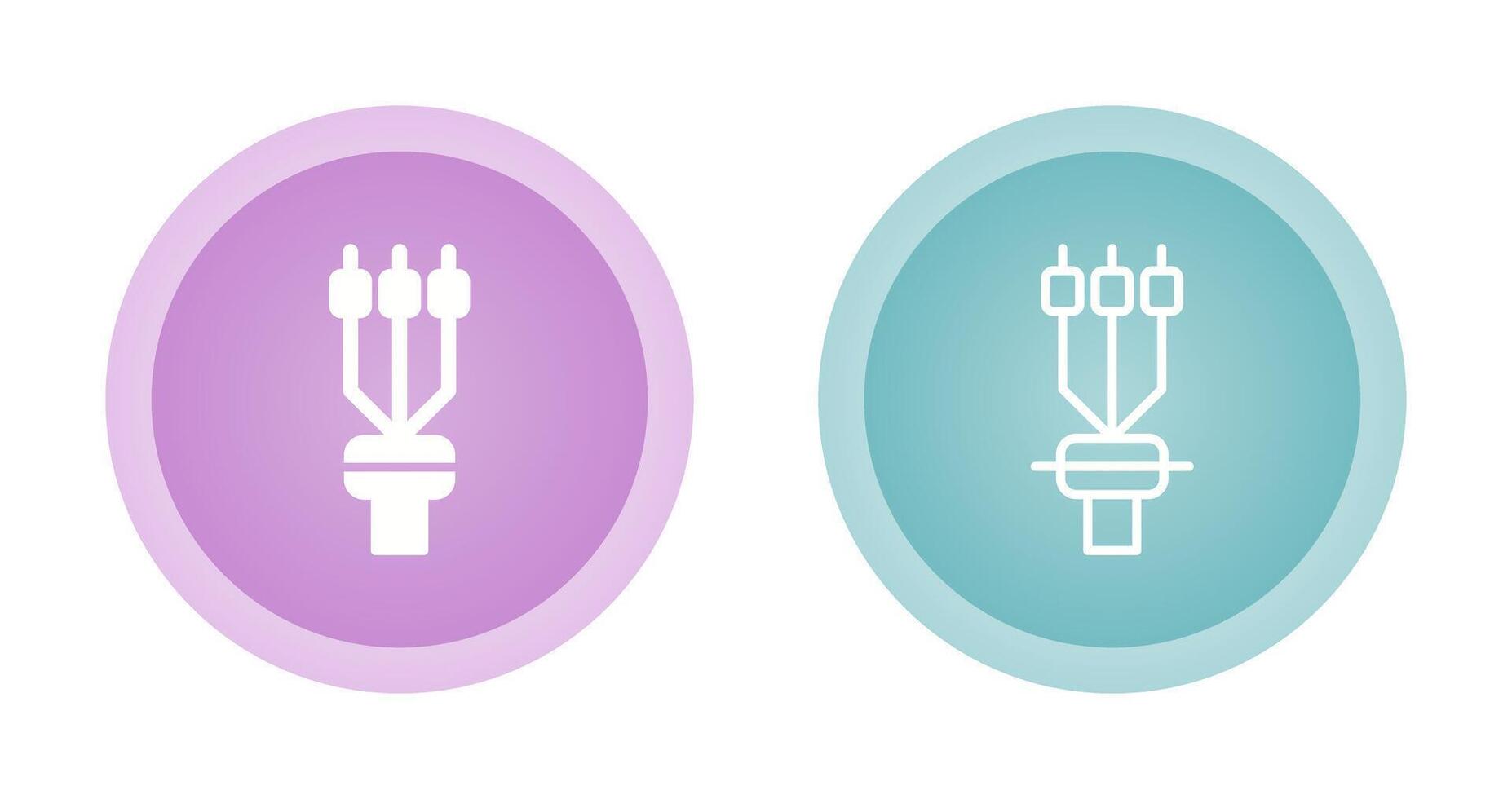 Cable Termination Sleeve Vector Icon