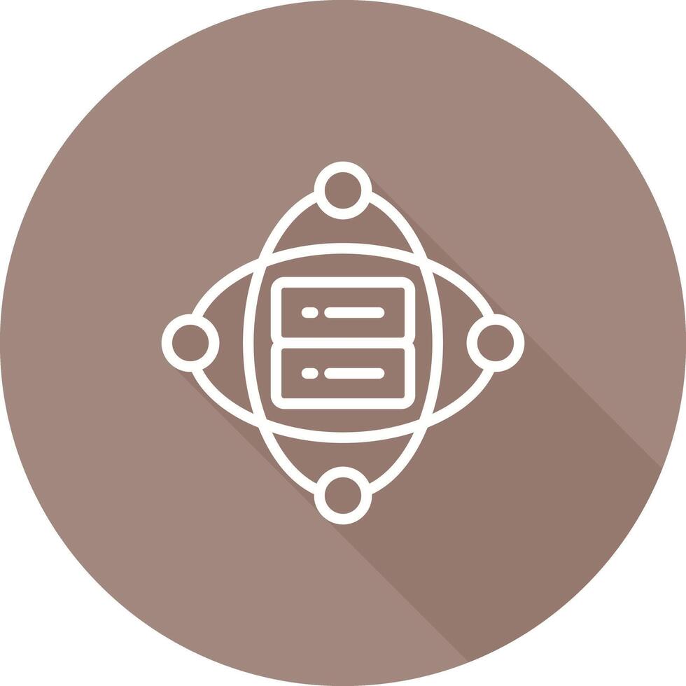 Cluster Server Vector Icon